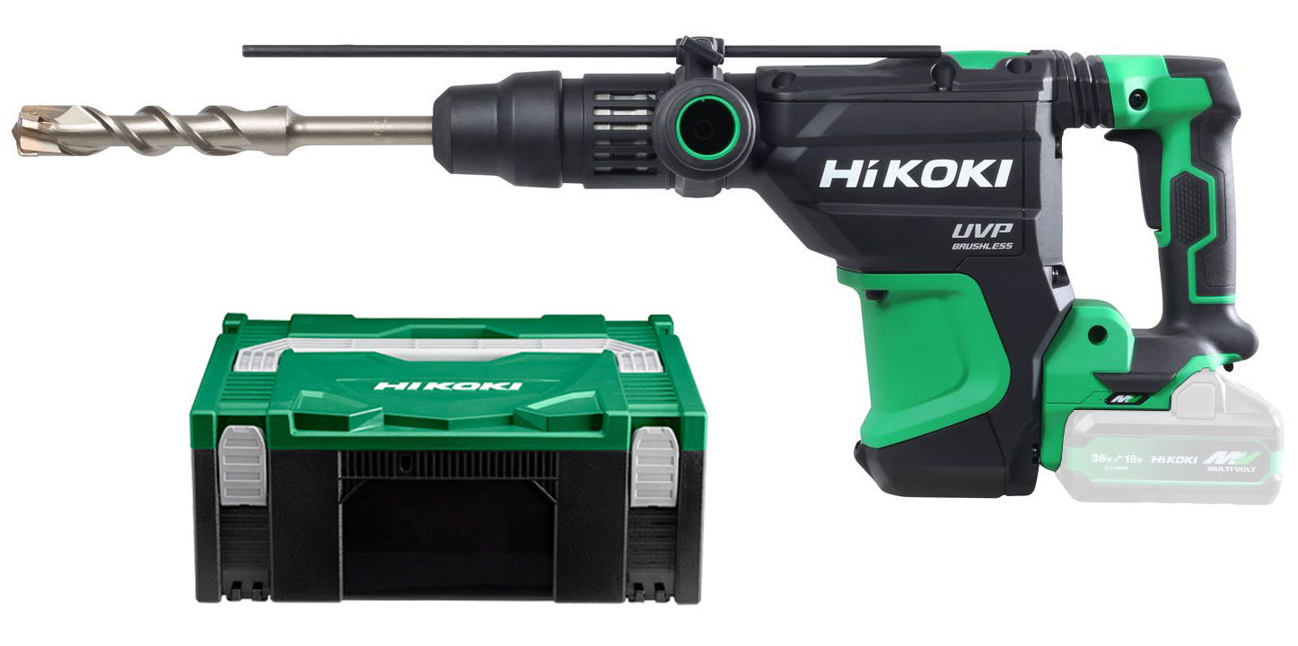 HiKoki DH3640DA-W2Z MULTI VOLT akkus SDS-max fúró-vésőkalapács (akku és töltő nélkül, Hitbox kofferben) termék fő termékképe