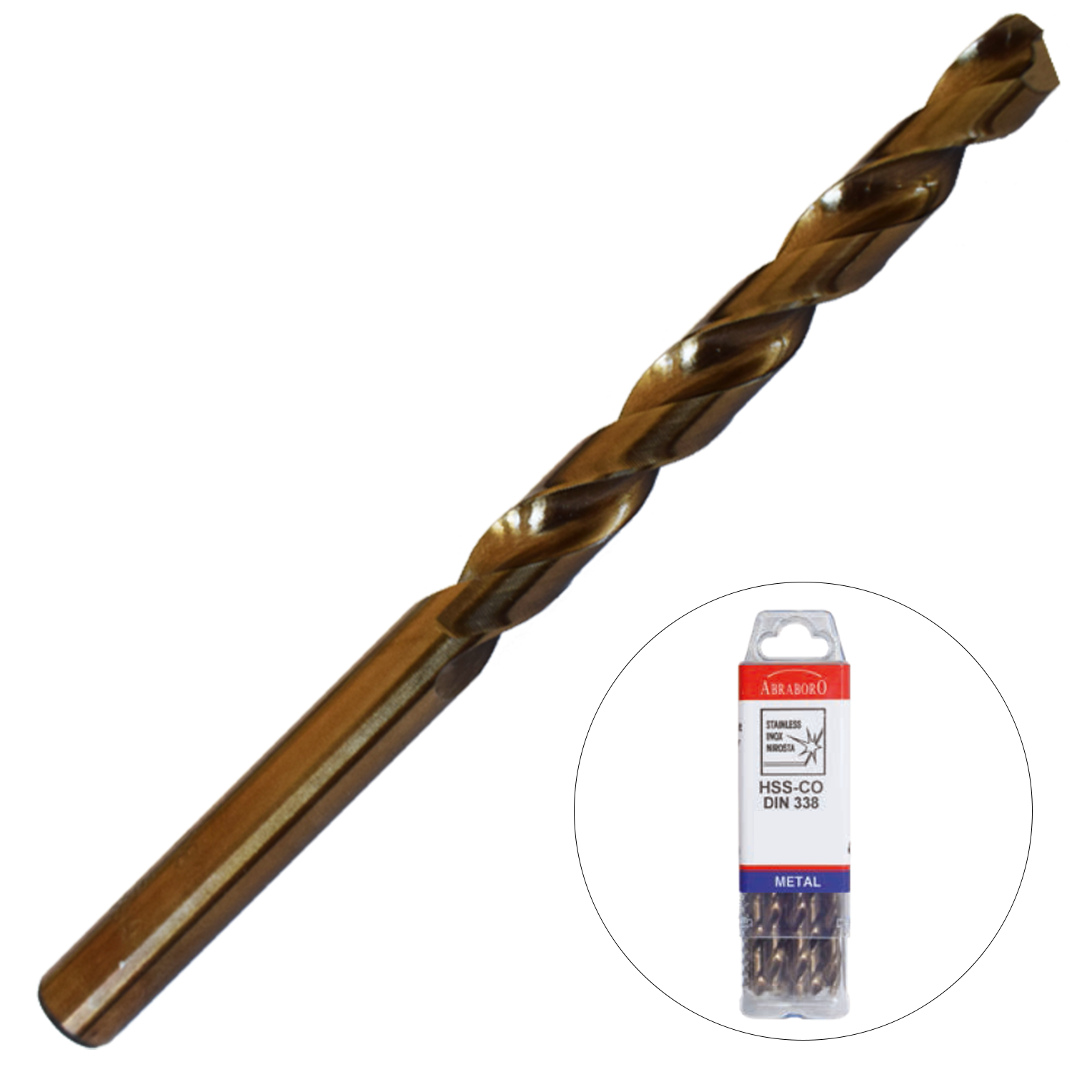 Abraboro 1.2 x 38 / 16 mm HSS-Co fémcsigafúró X-Pack, 10 db/csomag termék fő termékképe