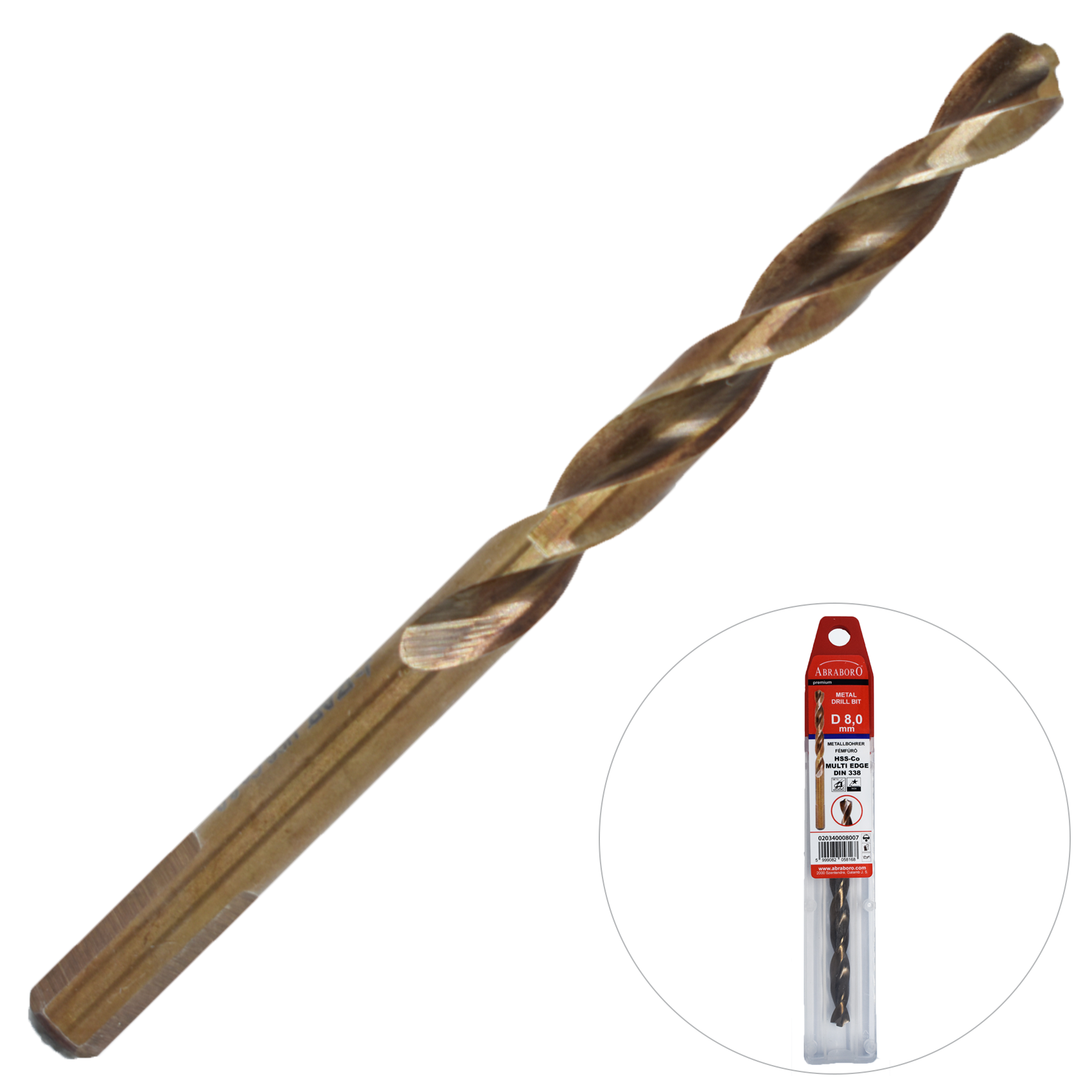 Abraboro 4,5 x 80 / 47 HSS-Co MULTI-EDGE fémfúró termék fő termékképe