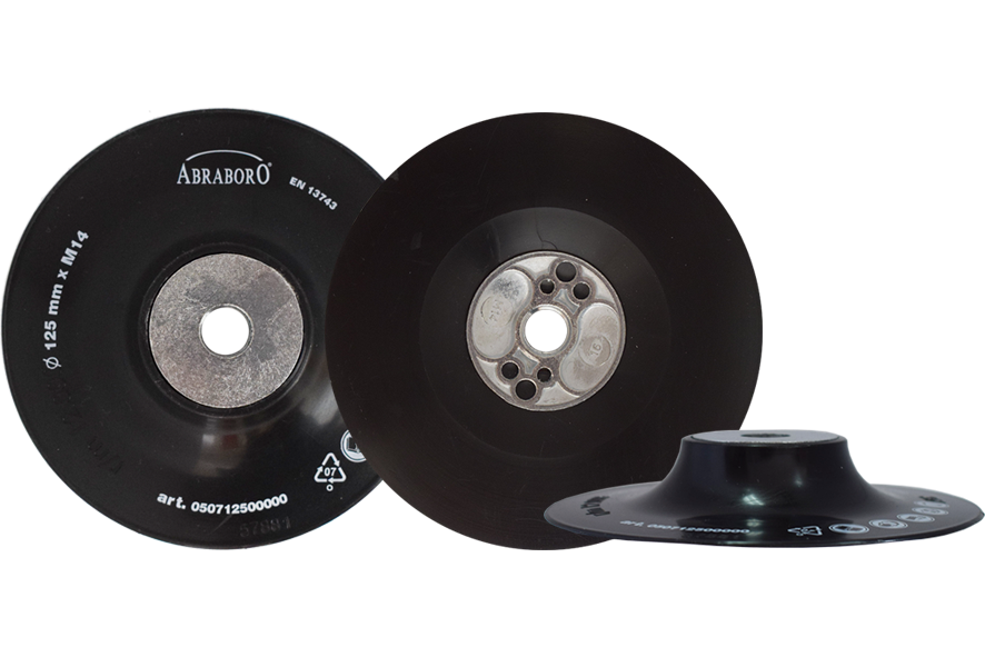 Abraboro 230 x M14 műanyag tányér fibertárcsához termék fő termékképe