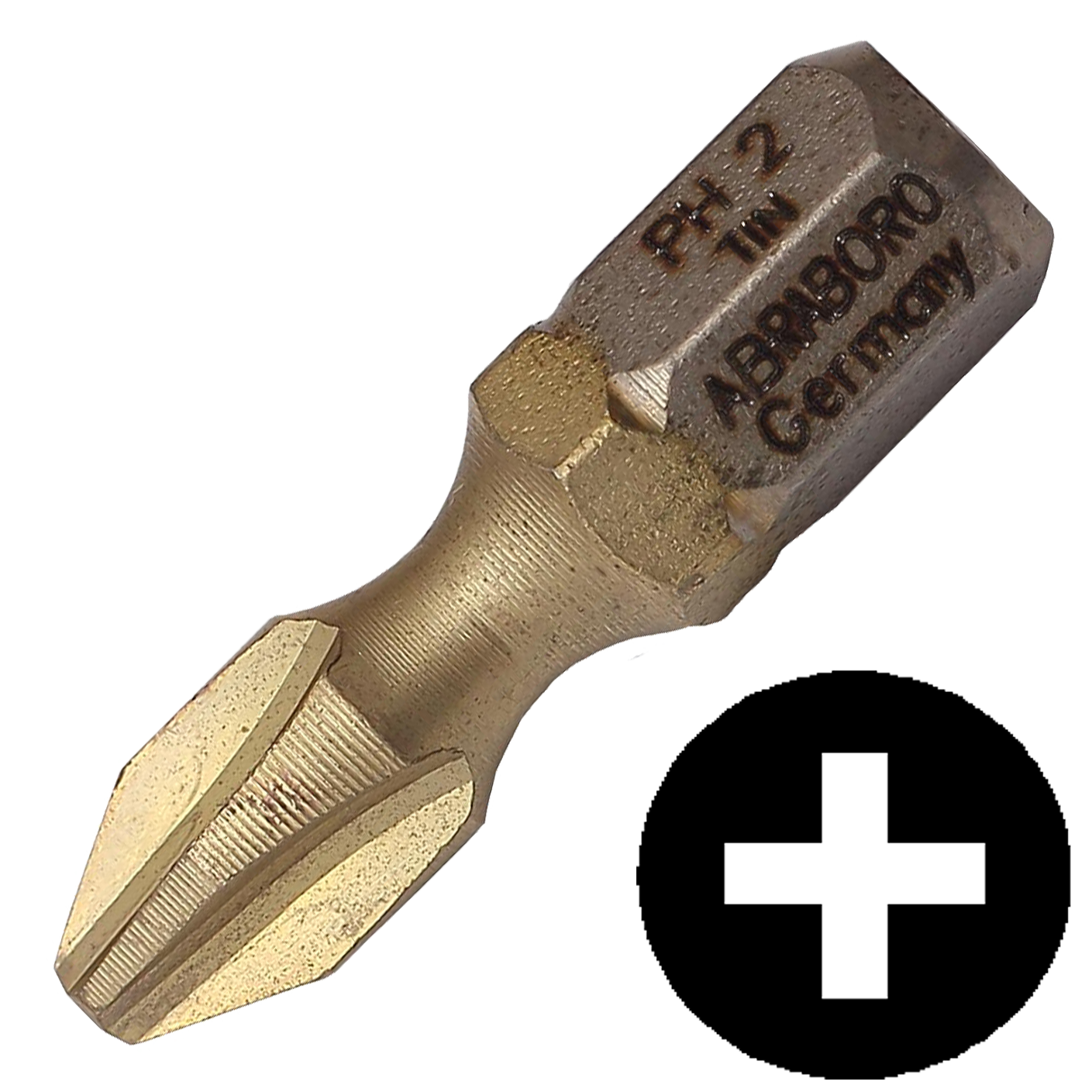 Abraboro PH 1 x 25 mm Phillips SUPRA-TIN bit, 10 db/csomag termék fő termékképe
