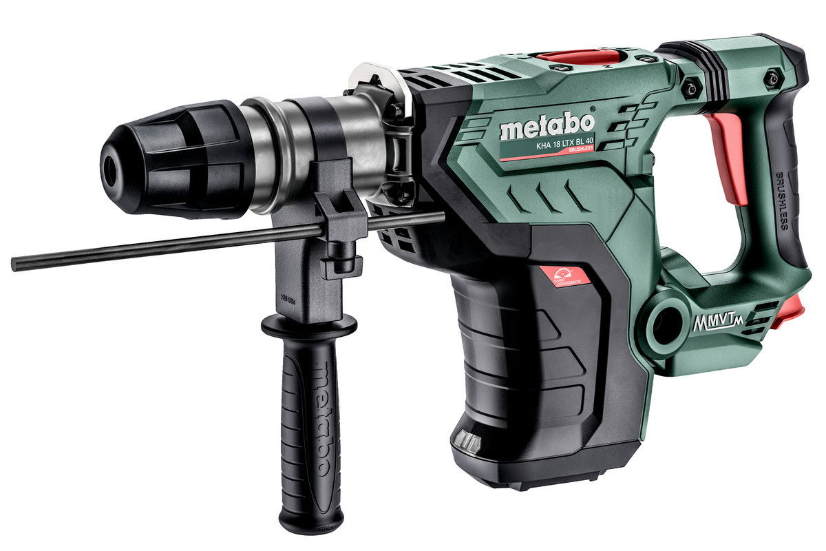 METABO KHA 18 LTX BL 40 akkumulátoros SDS-max kombikalapács (akku és töltő nélkül, műanyag hordtáskában) termék fő termékképe
